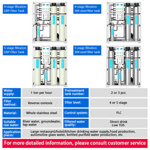 Système d'équipement de traitement de l'eau, usine, <span class=keywords><strong>filtration</strong></span> par osmose inverse, réservoir sous pression, pompe, <span class=keywords><strong>moteur</strong></span> PLC, <span class=keywords><strong>moteur</strong></span>, garantie 1 an - Product Image 5