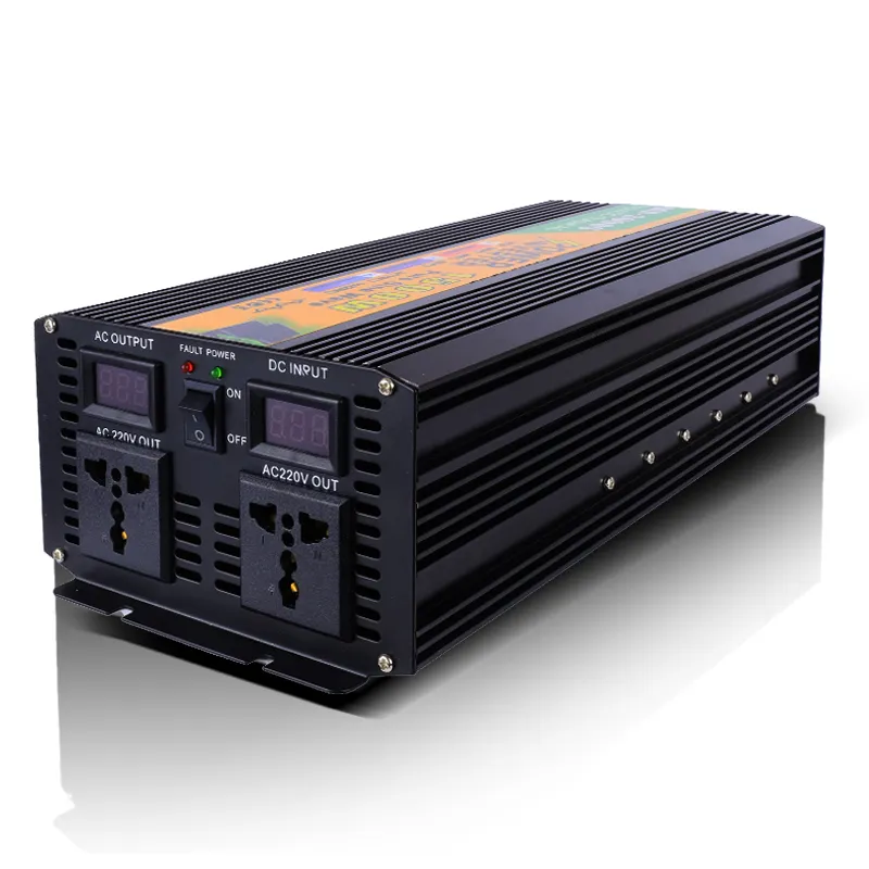 1800W 퓨어 사인 인버터 12V 24V DC ~ 220V AC 전원 인버터