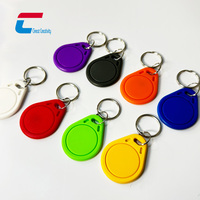 Llavero RFID ABS en Forma de Lágrima, 13.56MHz, Regrabable, NFC, Control de Acceso, Etiqueta de Proximidad con Anillo para Llaves
