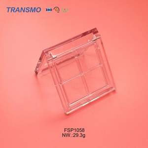 Emballage de fard à joues, logo personnalisé, boîtier compact pour fard à joues, carré, vide, transparent, étui pour fard à joues - Product Image 5