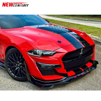 Mustang Pare-chocs en fibre de carbone pour Ford Mustang GT500 2018-2023 Pare-chocs avant et becquet avant modifiés