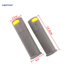 Poignée de guidon avec clignotant pour <span class=keywords><strong>Xiaomi</strong></span> Ata 3 Pro 1S Pro 2 <span class=keywords><strong>M365</strong></span> Trottinette électrique, revêtement en caoutchouc silicone anti-brûlure - Product Image 5