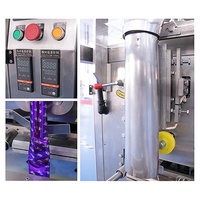Machine d'emballage verticale VFFS pour noix de cajou et snacks, avec pesage et remplissage automatiques, scellage arrière
