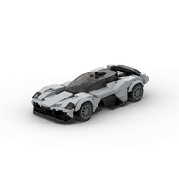 Compatible avec les briques de marque, petites particules, voitures de sport de course, blocs de construction MOC, jouet éducatif DIY, modèle, cadeau d'entreprise
