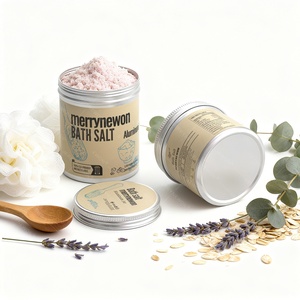 Custom Packaging <b>Bath</b> <b>Salt</b> Powder Tin Jar Aluminum Jar with Color Printing Design - Product Image 1