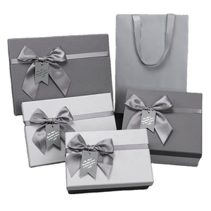 卸売黒段ボールカスタム包装箱 & バッグボウリボンリサイクル素材キャンドルギフト用カスタムロゴ - Product Image 2