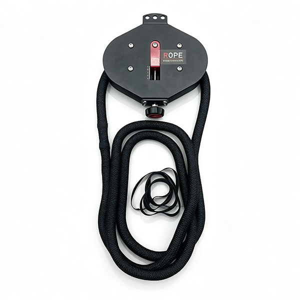Adjustable Resistance Infinite Rope Trainer, Metal Suspension Pulley Machine for Full Body & Upper Body Home Commercial Workout
