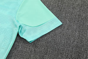 Uniformes de Fútbol de Verano, Conjunto de Entrenamiento de Manga Corta, Jersey 25/26 Marsella, Transpirable, Poliéster, Secado Rápido, Cuello Redondo, Unisex - Product Image 4