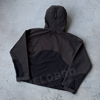 Vestes coupe-vent en nylon imperméables à fermeture éclair pour hommes, design personnalisé, veste de haute qualité, veste coupe-vent en nylon pour l'extérieur