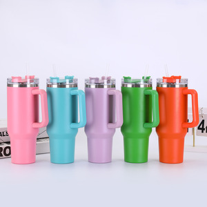 Vaso Térmico de Acero Inoxidable con Asa, Botella de Agua Portátil de Gran Capacidad para Exteriores, Vaso Stanley de 40 oz - Product Image 2