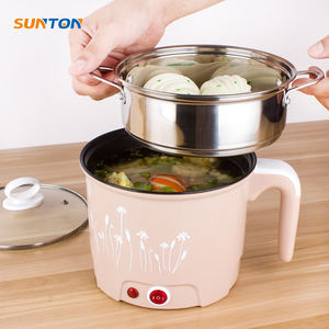 หม้อไฟฟ้าอเนกประสงค์ขนาดเล็กแบบพกพา ยี่ห้อซันตัน สำหรับใช้ในบ้านและนอกบ้าน ไม่ติดกระทะ ขายดี - Product Image 3