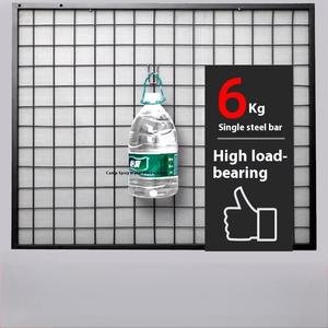 Cao Cấp Gia Cố Modular Lưu Trữ Cube Bảng Điều Chỉnh Dây Kim Loại Lưới Hiển Thị Giá Móc Treo Tường 9.9 Lb Công Suất 6Mm Đường Kính Dây - Product Image 5