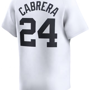 Jersey Baseball Kate Cabrera White Home kualitas terbaik jahitan - Product Image 1