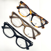 Montures de lunettes optiques unisexes de haute qualité, tendance, assorties, solides, de type œil de chat, à monture complète, avec protection des yeux, livraison rapide