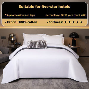 <span class=keywords><strong>Linge</strong></span> <span class=keywords><strong>de</strong></span> <span class=keywords><strong>lit</strong></span> d'hôtel moderne 80*80s tissé 400TC fil <span class=keywords><strong>satin</strong></span> pur <span class=keywords><strong>coton</strong></span> écologique durable toute saison pour maisons d'hôtes couette - Product Image 1