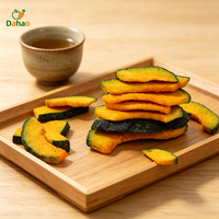 DaHao VF Snack croustillant de légumes de citrouille, salé, en sachet soufflé, délicieux et nutritif, légumes séchés