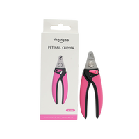 Shernbao NC-004 Coupe-ongles professionnel en acier inoxydable et plastique pour chiens, chats et petits animaux