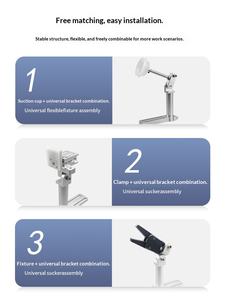 Attuatore per manipolatore con ventosa, in alluminio, staffa di fissaggio universale rotante, angolo regolabile, dispositivo di bloccaggio 1kg - Product Image 4