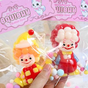 Funny <b>Circus</b> Clown Squishy <b>Toy</b> Birthday Party Favor Decoration Stress Relief Gift for Kids Adults - Product Image 5