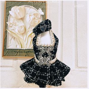 تصميم جديد أزياء فاخرة عالية الجودة حجر الراين XXS الكلب القط ملابس الشتاء Xxx كلب صغير محبوب ملابس الحيوانات الأليفة الكلاب - Product Image 5