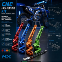 Support de maître-cylindre arrière, pédale de frein, levier de vitesses, tige de commande de vitesses, embout de levier de vitesses pour moto CNC, sur mesure, avec dessin OEM requis