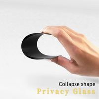 Protection d'écran en verre trempé anti-espion pour iPhone 11/12/13/14/15, protection d'écran de téléphone portable
