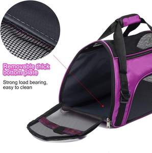 Pet <strong>Carrier</strong> Bag Hot Sale High Quality Durable Expandable Airline Approved Cat Bag Pet Cages <strong>Carrier</strong> for Travel - Product Image 6