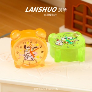 Reloj Despertador Mini Transparente que Brilla en la Oscuridad Lanshuo con Estampado Sanrio, Adorno 3D DIY, Suministros para Manualidades y Joyería - Product Image 2