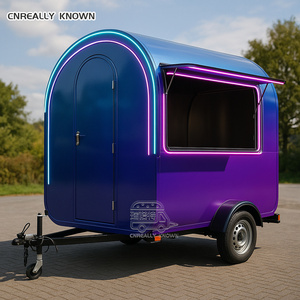 OEM Aluminum & Stainless Steel <b>Towable</b> Mobile Hot Dog Carts Fast Food Truck Concession Food Trailer for Sale - Product Image 2