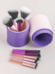 ชุดแปรงแต่งหน้าแบบพกพาขนาดเล็ก 10 ชิ้น สำหรับขายส่ง ขนแปรงสังเคราะห์ วีแกน ใช้งานสะดวก เหมาะสำหรับการเดินทาง รับผลิตแบบ OEM/ODM - Product Image 4