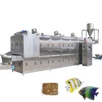 Extrudeuse automatique à double vis pour aliments pour poissons et crevettes, 500 kg/h, nouvelle ligne de production d'aliments flottants pour poissons, fabricants de machines