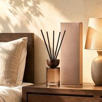 Vente en gros de diffuseurs à roseaux personnalisés très demandés, flacon de 100 ml, diffuseur à roseaux d'arômes d'huiles essentielles naturelles de luxe
