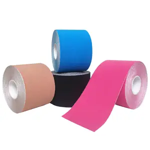 Cotton Synthetic Waterproof Muscle Kinesiology Tape 5cm*5m Acrylic Glue