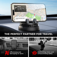 LISEN, salpicadero mejorado, soporte para coche, soporte giratorio de 360 grados para teléfono móvil, soporte Universal para teléfono inteligente de vehículo para navegación automática