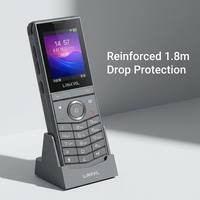 Teléfono IP Portátil W620W Wi-Fi 6, BT 5.0, Batería de Larga Duración de 3000 mAh, PTT, Roaming Rápido, Micrófono Dual con Reducción de Ruido, Dispositivo SIP VoIP