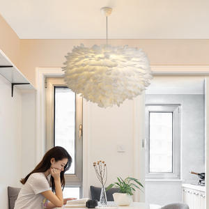 Iluminación colgante de lujo Loft cocina comedor candelabro 2022 gran oferta contemporáneo nórdico nuevo diseño Led pluma dormitorio <span class=keywords><strong>90</strong></span> - Product Image 4