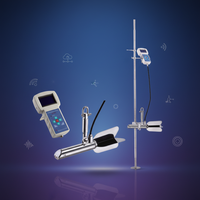 Compteur de vitesse Doppler ultrasonique portatif LSH10-1A (mesure par câble)