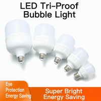 Ampoule LED résidentielle en gros pour usine, 5W-50W, culot E27/B22, certifiée CE, 85-265V, 3000K-6500K, IRC 80