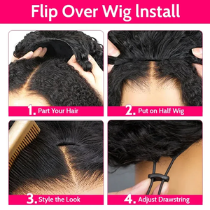 Parrucche Frontali HD in Pizzo per Donne, Pre-Tagliate, Ondulate, in <span class=keywords><strong>Capelli</strong></span> Umani, Senza Colla, Pronte all'Uso, Ideali per Principianti - Product Image 4