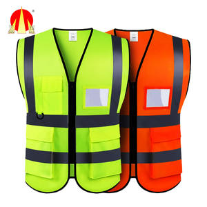 अनुकूलन योग्य लोगो हाय वर्कवियर जैकेट स्वेटर जींस पॉलिएस्टर सुरक्षा: चिंतनशील लाइनों और सिंटा के साथ - Product Image 5