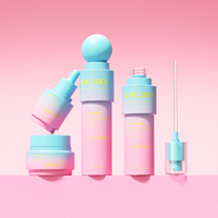 Emballage cosmétique pour soins de la peau, flacon compte-gouttes pour sérum, emballage en verre, flacons cosmétiques de luxe dégradés, ensemble de pots pour soins de la peau
