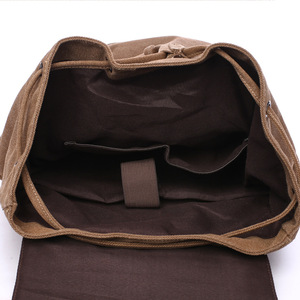 Nueva mochila de lona retro de estilo coreano para hombres y mujeres, mochila informal de moda para ordenador portátil, mochila de color sólido para estudiantes de secundaria - Product Image 5