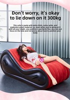 Chaise de yoga gonflable en forme de S - Canapé ergonomique pour étirements et soulagement du corps entier