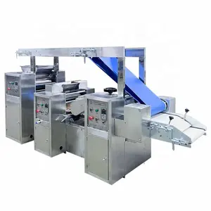 Automatic Spring Roll Pastry Sheet Machine Dough Round Thin Press Machine