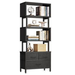 Étagère de <span class=keywords><strong>rangement</strong></span> pour <span class=keywords><strong>CD</strong></span> avec tiroir, organiseur de <span class=keywords><strong>DVD</strong></span> à 7 niveaux avec butées réglables pour livres, support de <span class=keywords><strong>rangement</strong></span> multimédia - Product Image 6