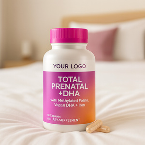 Hot Selling Gluten-Free Prenatal <strong>Capsules</strong> with Iron &amp; Algae DHA 60 Count - Product Image 1