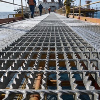 Grille en acier soudée de haute qualité et durable pour plateformes et systèmes de passerelles