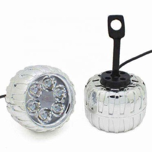Phares antibrouillard à <span class=keywords><strong>LED</strong></span> multicolores 12v ronds Eclairage blanc Chrome Phares antibrouillard de <span class=keywords><strong>moto</strong></span> - Product Image 1