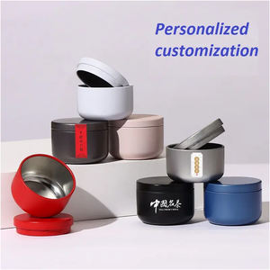 Boîte à bougies personnalisée de 2oz 54*40MM avec couvercle pour la fabrication de bougies Récipient à thé Emballage de boîte en étain de grains de café - Product Image 2