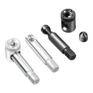 Iron Cabinet <b>Wardrobe</b> Fastening Connection Screw Plate-Type Furniture Combination <b>Hardware</b> Accessories Four-in-One Connector - Product Image 1